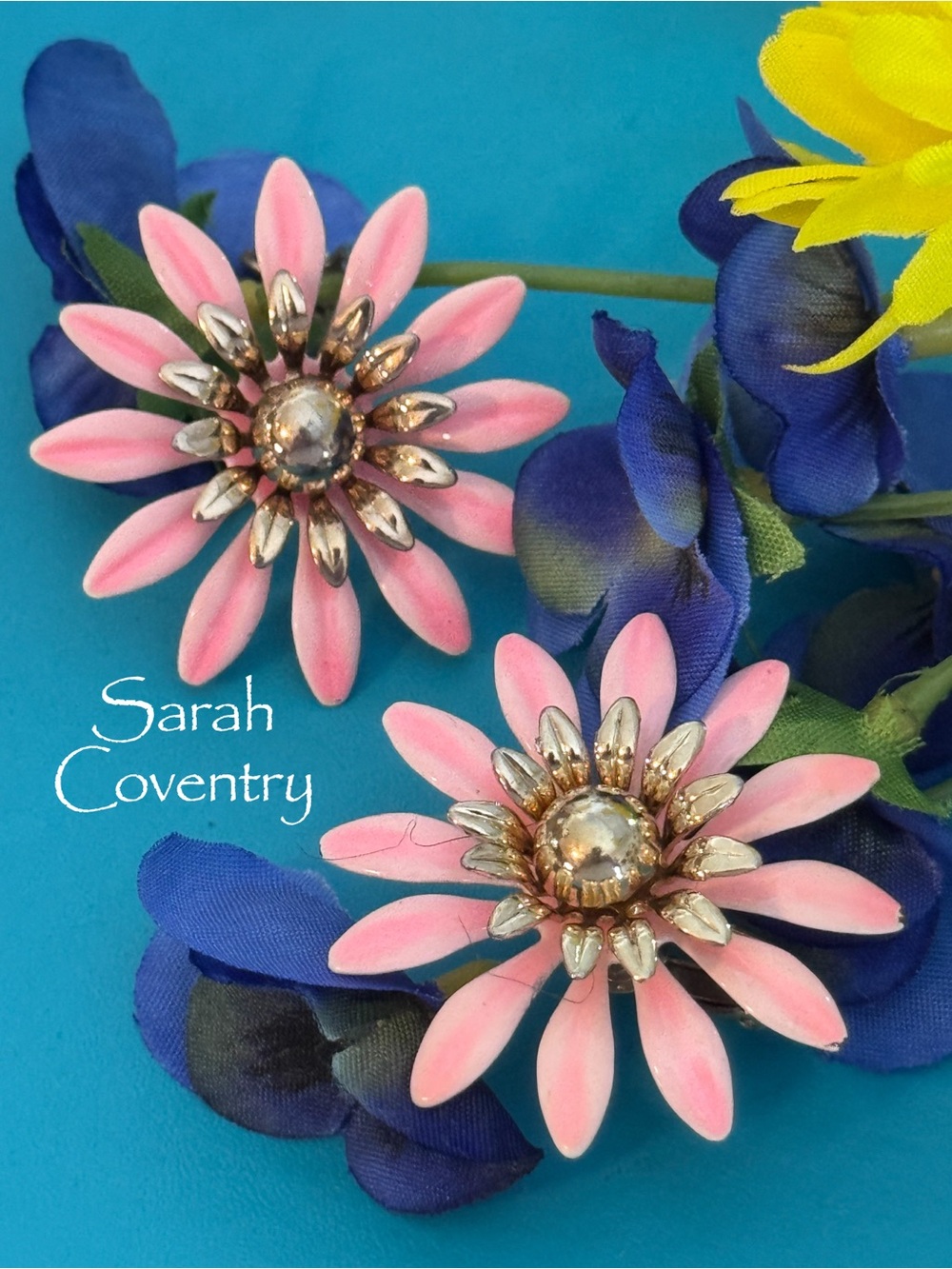 Vintage Clip-on Earrings by Sarah Coventry